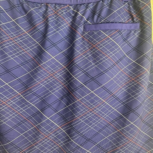Pebble Preppy Purple Athletic Argyle golf Tennis skirt skorts Pickle Ball  XL - Picture 4 of 5